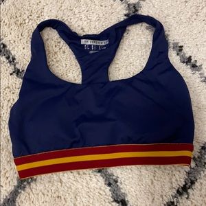 Sports Bra with striped band